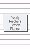 Yearly Teacher's Lesson Planner