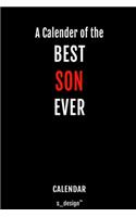 Calendar for Sons / Son: Everlasting Calendar / Diary / Journal (365 Days / 3 Days per Page) for notes, journal writing, event planner, quotes & personal memories