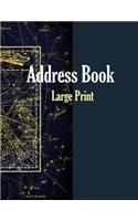 Address Book Large Print.