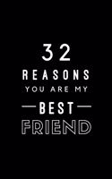 32 Reasons You Are My Best Friend: Fill In Prompted Memory Book