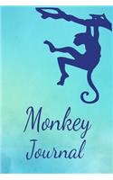 Monkey Journal: Animal Lovers Gift. Pretty Lined Notebook & Diary For Writing And Note Taking For Your Special Day.(120 Blank Lined Pages - 6x9 Inches)