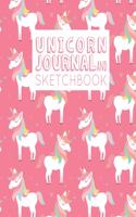 Unicorn Sketchbook and Journal: Drawing Pad for Kids Girls (A Large Size Journal, 8.5" x 11", 130 Pages, Blank Paper For Drawing And Sketching)(2 Unicorns)