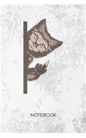 Bullet Dotted Journal: Cat Lover Notebook Dotted Grid a5 6x9 120 Pages - Funny Kitten Planner Cheeky Cat Diary Funny Cats - Cat Owner Cat Friend Gift Idea for Men and Wome
