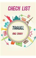 Check List Travel and Diary
