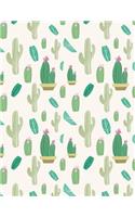 Cactus Planner and Journal Cacti Notebook
