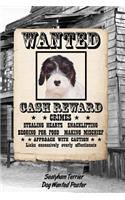 Sealyham Terrier Dog Wanted Poster: Beer Tasting Journal Rate and Record Your Favorite Beers Collect Beer Name, Brewer, Origin, Date, Sampled, Rating, STATS ABV Ibu Og Tg Srm, Price, C