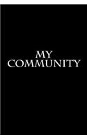 My Community: Notebook