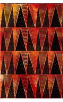 Journal Notebook Abstract Triangles Pattern 5