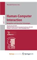 Human-Computer Interaction. Recognition and Interaction Technologies