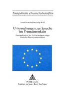 Untersuchungen zur Sprache im Fremdenverkehr