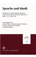 Sprache Und Musik