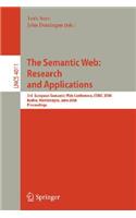 Semantic Web: Research and Applications