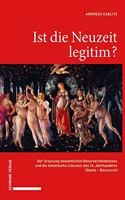 Ist Die Neuzeit Legitim?