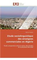 Etude sociolinguistique des enseignes commerciales en algérie