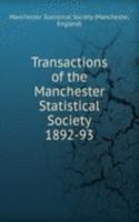 Transactions of the Manchester Statistical Society