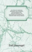 Zwei Dorfer Der Badischen Rheinebene Unter Besonderer Berucksichtigung Ihrer Allmendverhaltnisse: Eine Wirtschaftswissenschaftliche Und -Politische Studie (German Edition)