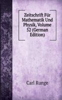 Zeitschrift Fur Mathematik Und Physik, Volume 52 (German Edition)