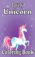 Lovely unicorn Coloring Book