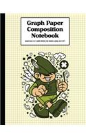 Graph Paper Composition Notebook Quad Rule 5x5 Grid Paper - 150 Sheets (Large, 8.5 x 11