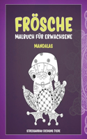 Malbuch für Erwachsene - Stressabbau Designs Tiere - Mandalas - Frösche