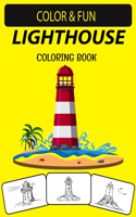 Lighthouse Coloring Book: New and Expanded Edition Unique Designs Lighthouse Coloring Book for Adults