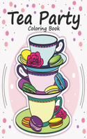 Tea Party Coloring Book