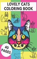 Lovely Cats Coloring Book