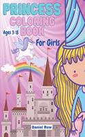 Princess Coloring Book For Girls