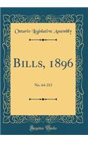 Bills, 1896: No. 64-213 (Classic Reprint)