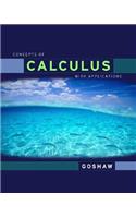 Concepts of Calculus with Applications