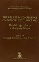 Berkeley Conference on Dutch Linguistics- 1993