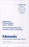 The Exact Hausdorff Dimension in Random Recursive Constructions