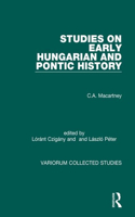 Studies on Early Hungarian and Pontic History