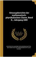 Sitzungsberichte der mathematisch-physikalischen Classe, Band X., Jahrgang 1880