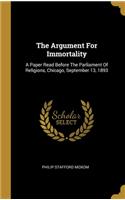 The Argument For Immortality