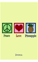 Peace Love Pineapple Journal