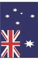 Australian Flag Journal: Blank Lined Diary