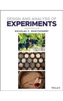 Design and Analysis of Experiments