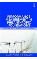 Performance Measurement in Philanthropic Foundations: The Ambiguity of Success and Failure