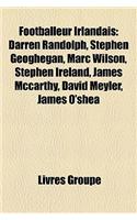 Footballeur Irlandais: Footballeur International Irlandais, Wikipedia: Ebauche Footballeur Irlandais, Liam Miller, Andy Reid, Shay Given(French)