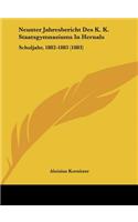 Neunter Jahresbericht Des K. K. Staatsgymnasiums In Hernals
