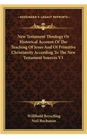 New Testament Theology or Historical Account of the Teaching of Jesus and of Primitive Christianity According to the New Testament Sources V1