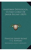 Anatomia Patologica, Ultimo Curso de Javier Bichat (1829)