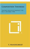 Composition Theorems: The Rice Institute Pamphlet, V45, No. 3, October, 1958