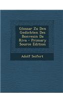 Glossar Zu Den Gedichten Des Bonvesin Da Riva
