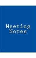 Meeting Notes