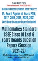 Mathematics Standard CBSE Class 10 Last 6 Years Boards Question Papers (Session 2021-22)