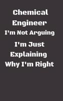 Funny Chemical Engineer Notebook University Graduation gift