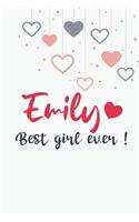 Olivia best girl ever GIFT IDEAS Creative Simple Color Notebook gift for girls with 120 pages