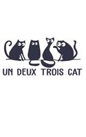 A Deux Trois French Cat Lover white Background A beautiful